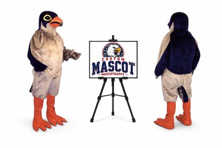 Legged Hawk Mascot Costume for Easter Events