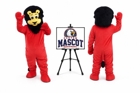 Lion Cartoon Mascot Costume