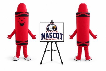 Lipstick Mascot Costume