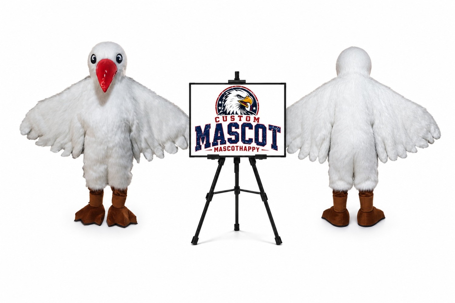 Mouth Seagull Mascot Costume Mouth Seagull Mascot Costume