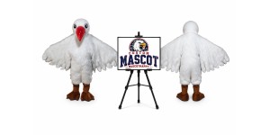 Mouth Seagull Mascot Costume Mouth Seagull Mascot Costume