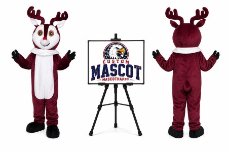 Nose Deer Moose Mascot Costume