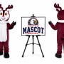 Nose Deer Moose Mascot Costume