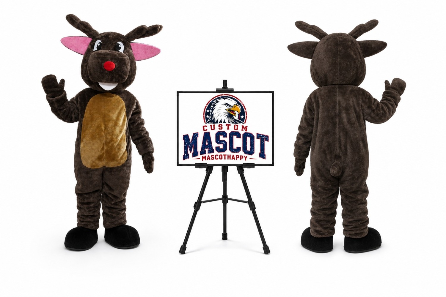 Nose Deer Mascot Costume Nose Deer Mascot Costume