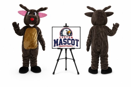 Nose Deer Mascot Costume