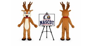 Nose Reindeer Mascot Costume for Christmas Events Nose Reindeer Mascot Costume for Christmas Events