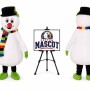 Nose Snowman Mascot Costume for Christmas Events