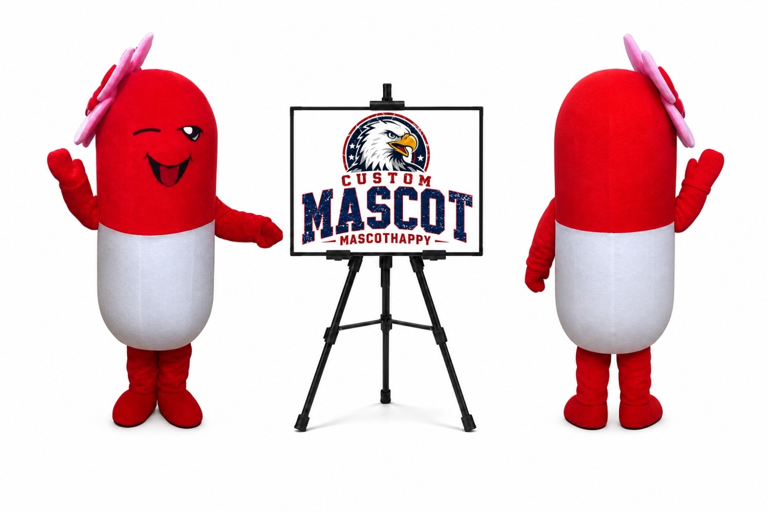 Pill Mascot Costume Pill Mascot Costume