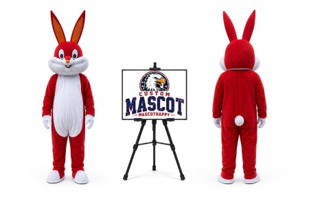 Rabbit Bunny Easter Mascot Costume for Easter Events