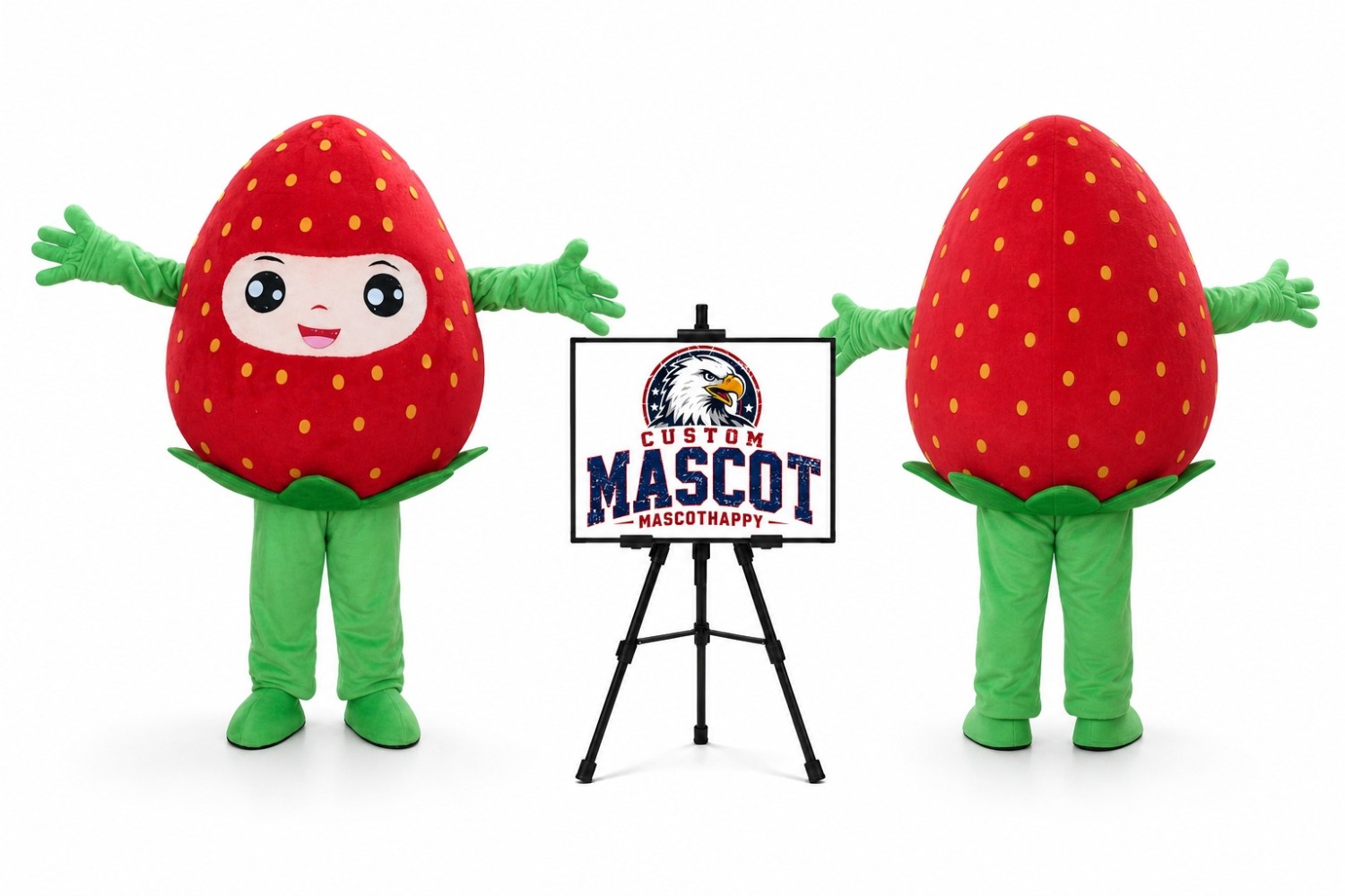 Strawberry Mascot Costume Strawberry Mascot Costume