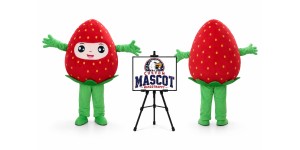 Strawberry Mascot Costume Strawberry Mascot Costume