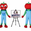 Tomato Apple Mascot Costume for Food Events