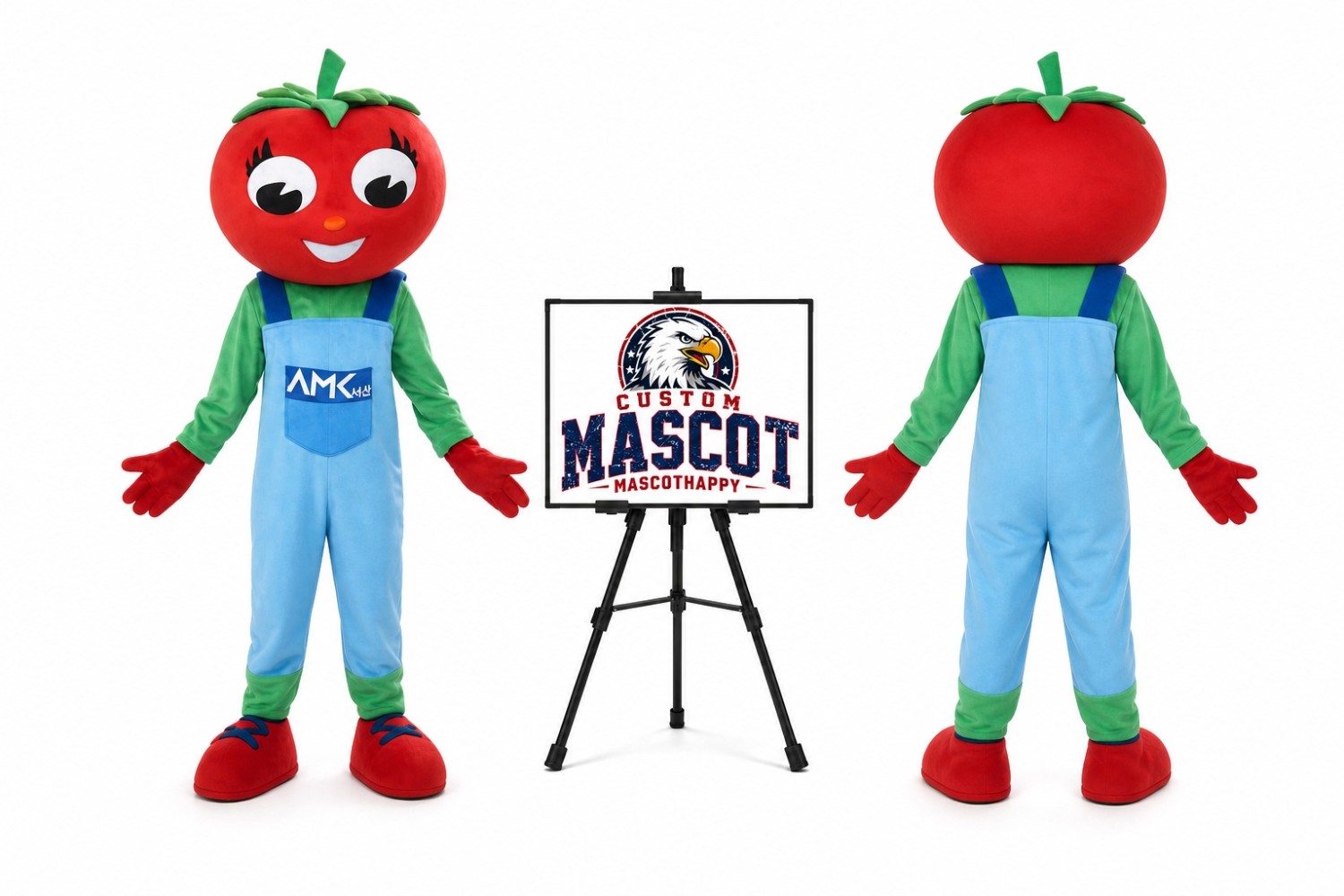 Tomato Apple Mascot Costume for Food Events Tomato Apple Mascot Costume for Food Events