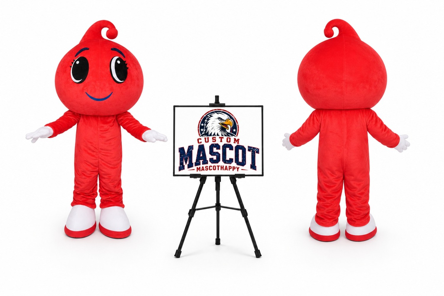 Water Drop Mascot Costume Water Drop Mascot Costume