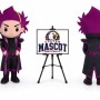 Haired Boy Mascot Costume