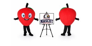 Apple Mascot Costume for Food Events Apple Mascot Costume for Food Events