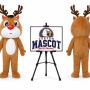 Reindeer Christmas Deer Mascot Costume for Christmas Events