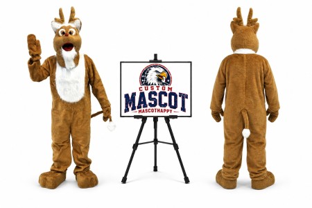 Reindeer Christmas Mascot Costume for Christmas Events