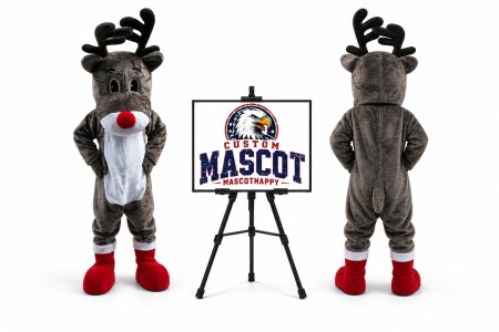 Reindeer Deer Mascot Costume for Christmas Events