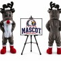 Reindeer Deer Mascot Costume for Christmas Events
