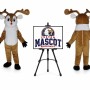 Reindeer Mascot Costume for Christmas Events