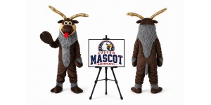 Reindeer Mascot Costume for Christmas Events Reindeer Mascot Costume for Christmas Events