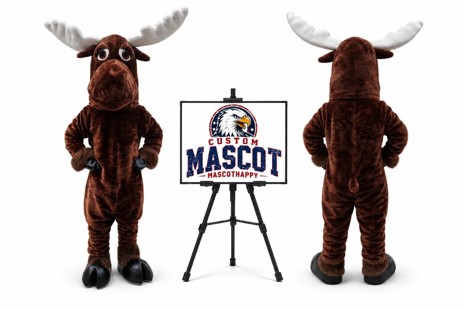 Reindeer Mascot Costume for Christmas Events Reindeer Mascot Costume for Christmas Events