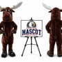 Reindeer Mascot Costume for Christmas Events