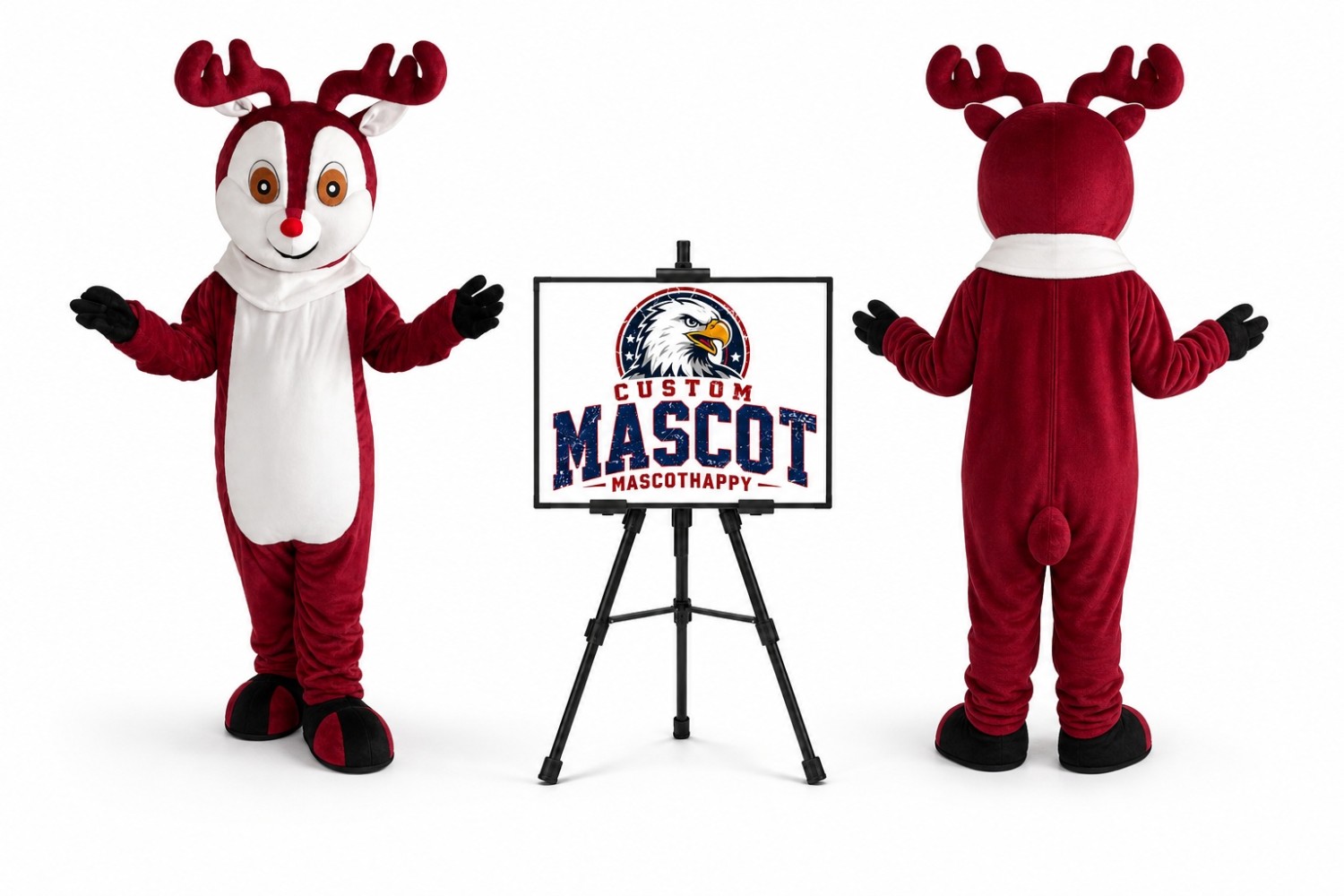 Reindeer Moose Deer Mascot Costume for Christmas Events Reindeer Moose Deer Mascot Costume for Christmas Events