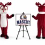 Reindeer Moose Deer Mascot Costume for Christmas Events