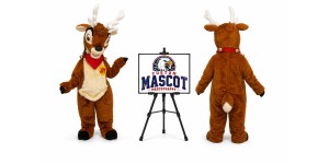 Reindeer Moose Santa's reindeer Mascot Costume for Christmas Events Reindeer Moose Santa's reindeer Mascot Costume for Christmas Events