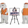 Rhino Cartoon Character Mascot Costume