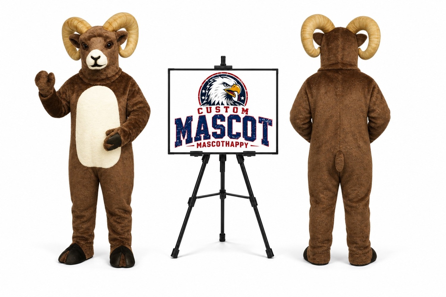 Rocky Ram Mascot Costume Rocky Ram Mascot Costume