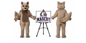 Roger Wolf Mascot Costume Roger Wolf Mascot Costume