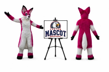 Rose Fox Fursuit Mascot Costume