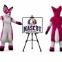 Rose Fox Fursuit Mascot Costume