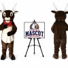 Rudolph the Reindeer Mascot Costume for Christmas Events