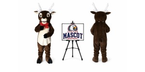 Rudolph the Reindeer Mascot Costume for Christmas Events