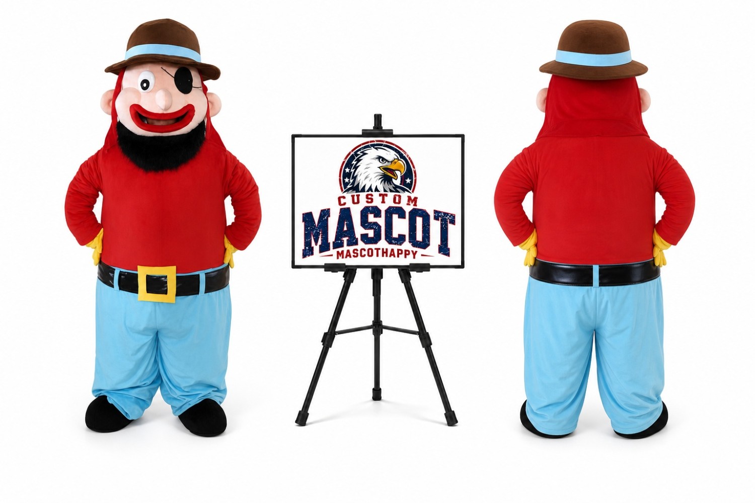 Sailor Pirate Mascot Costume for Parties Sailor Pirate Mascot Costume for Parties
