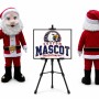 Santa Claus Christmas Mascot Costume for Christmas Events