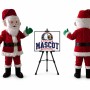 Santa Claus Christmas Mascot Costume for Christmas Events