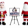 Santa Claus Mascot Costume for Christmas Events