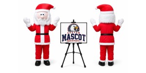 Santa Claus Mascot Costume for Christmas Events Santa Claus Mascot Costume for Christmas Events