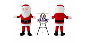 Santa Claus Mascot Costume for Christmas Events Santa Claus Mascot Costume for Christmas Events