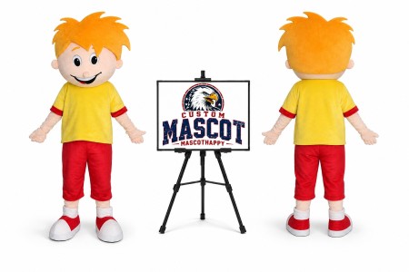 School Boy Mascot Costume