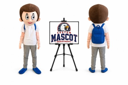 School Boy Mascot Costume