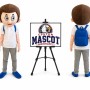 School Boy Mascot Costume