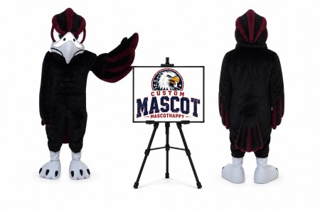 School Falcon Mascot Costume
