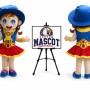 School Sexy Girl Cheerleading Mascot Costume