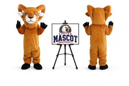 Serious Goat Mascot Costume